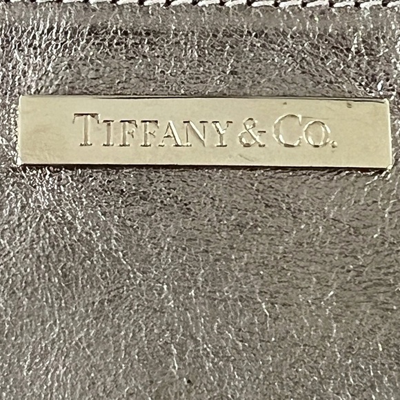 Tiffany gold leather clutch - Picture 2 of 9